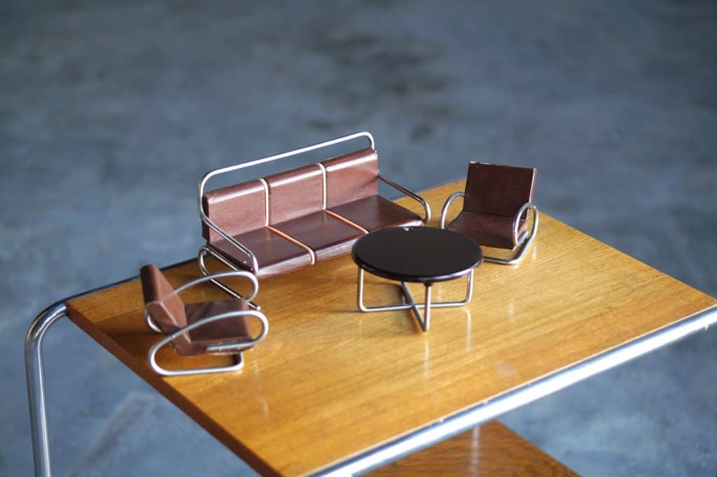 Bauhaus Miniatur Möbel Set zeitflair